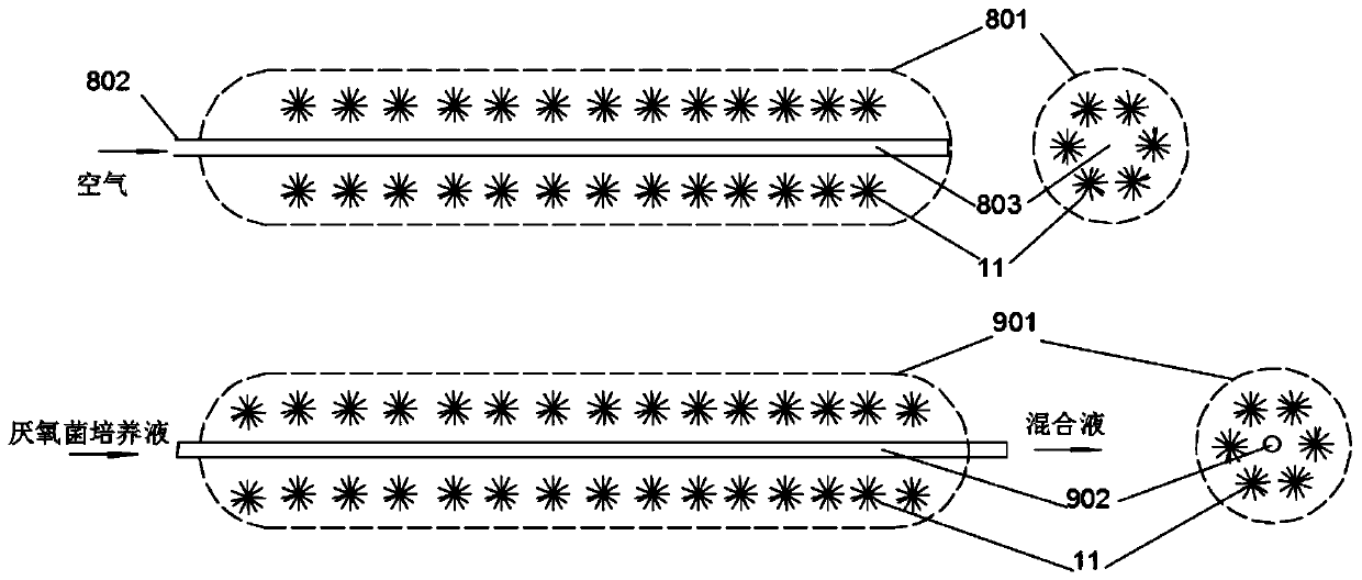 A floating double-bed microporous membrane water restoration device