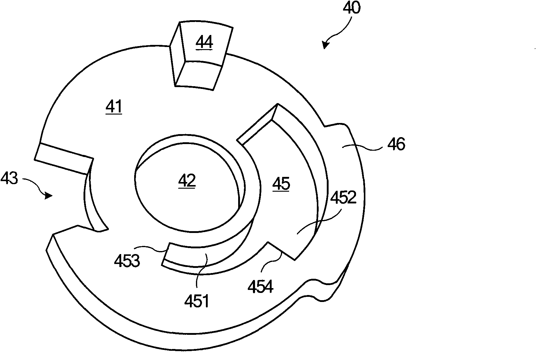 Lock releasing mechanism of residual current operated circuit breaker