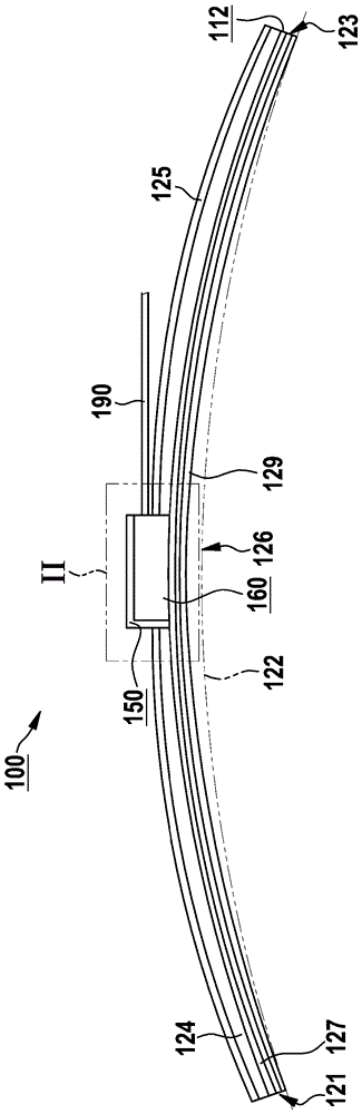 wiper blade with adapter unit for articulation on wiper arm