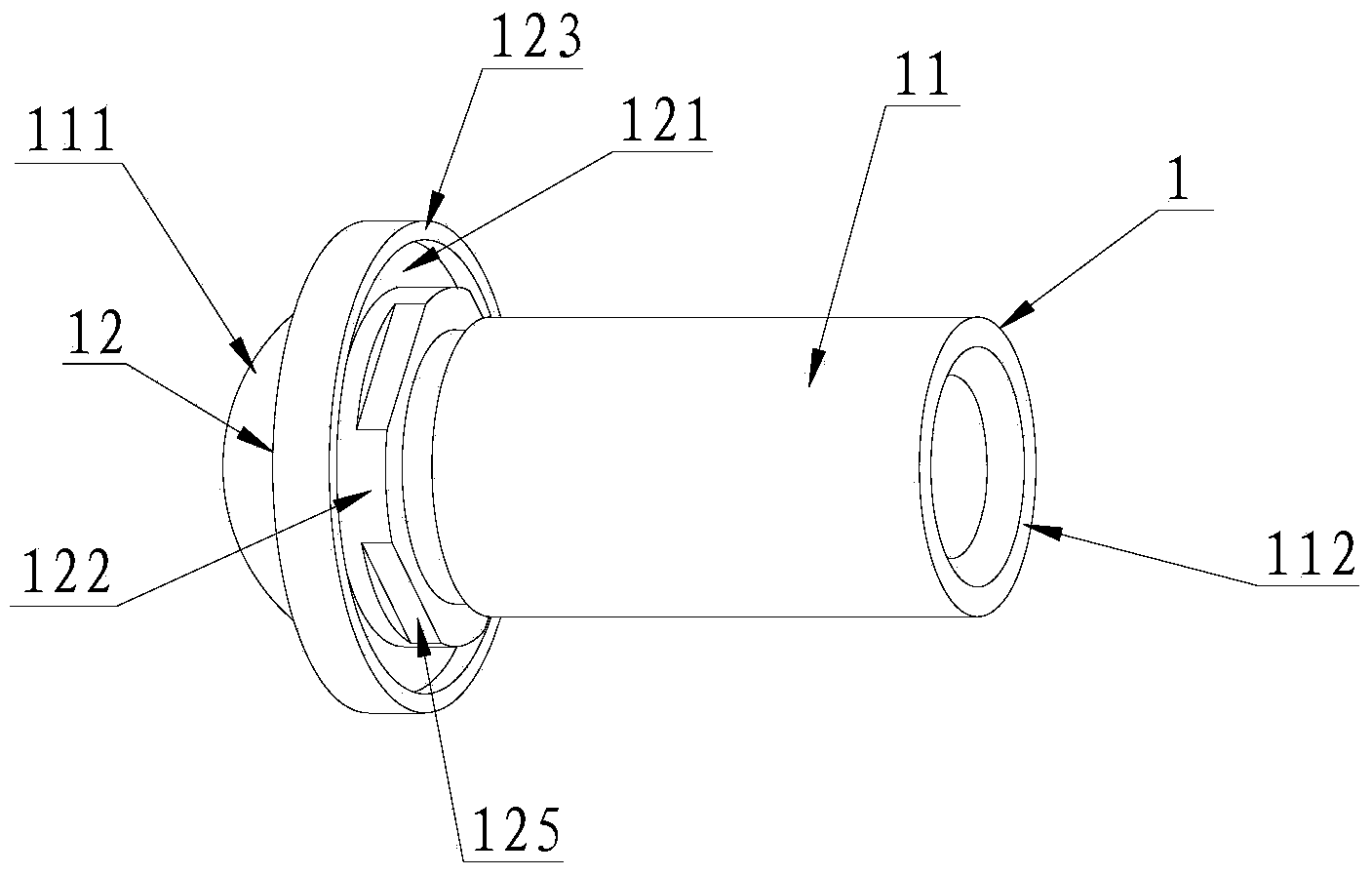 Fixing part used for fixing water heater pipeline