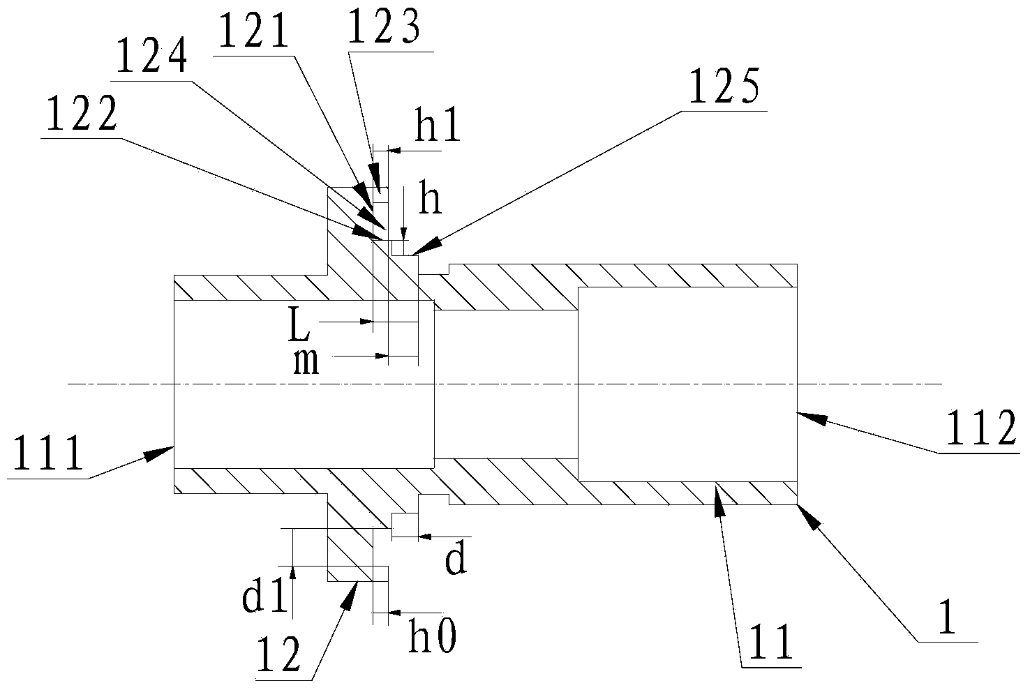 Fixing part used for fixing water heater pipeline