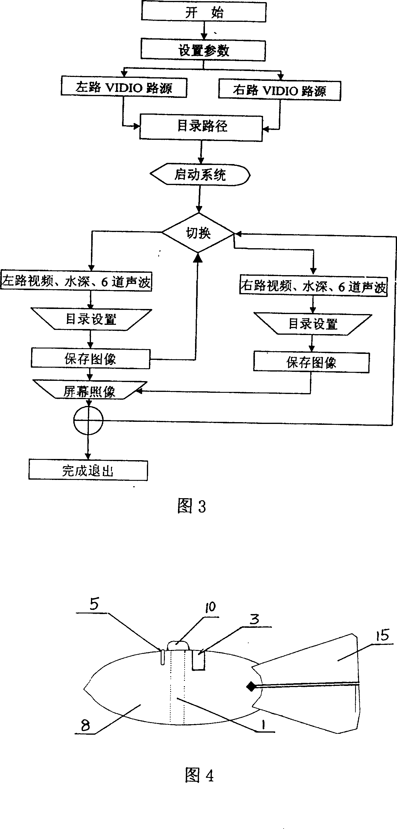 Automatic underwater object positioning method and system