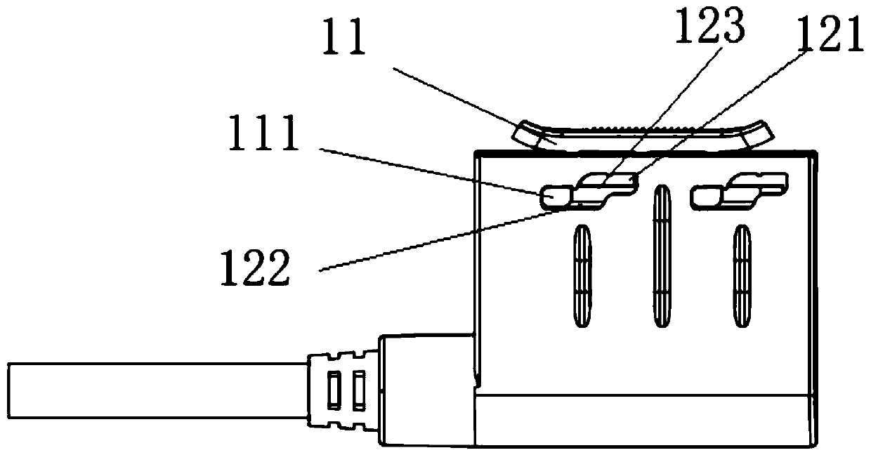 Brain electrode cable interface device
