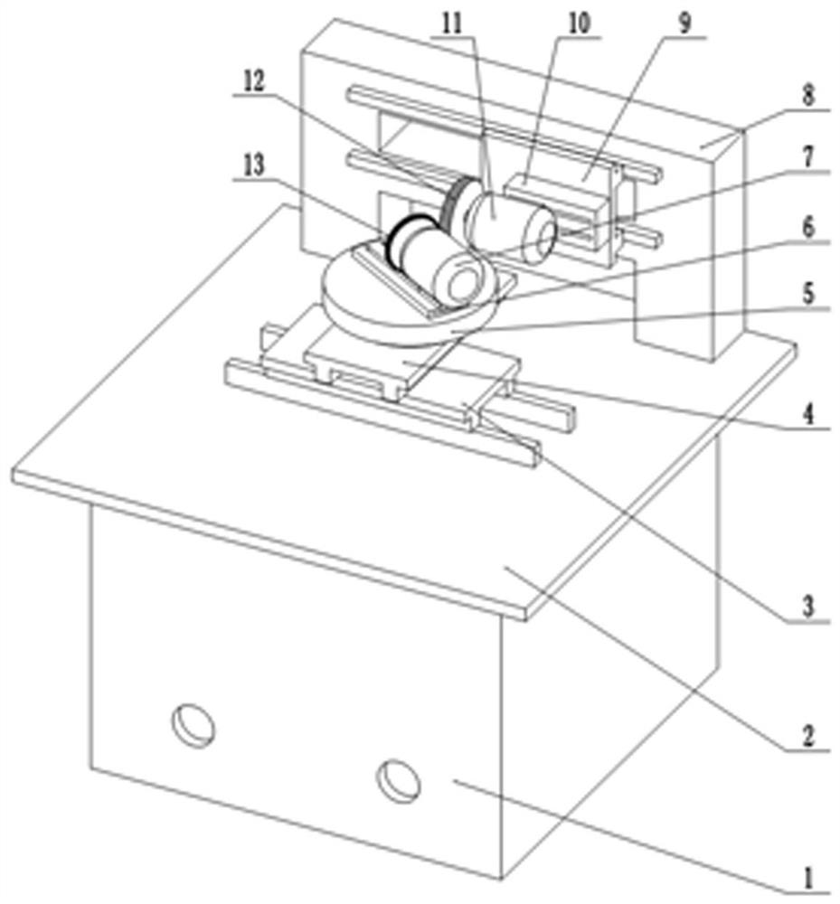 Method and device for trimming arc surface of ceramic cbn grinding wheel for ballway grinding