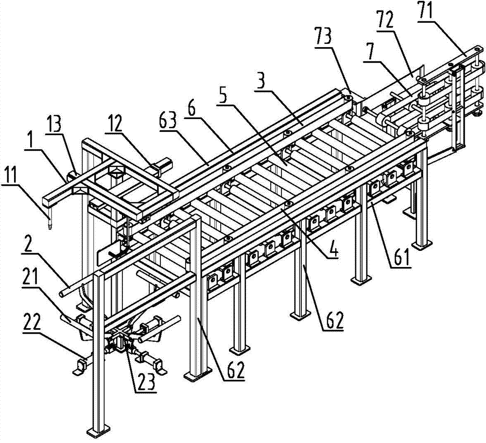 Paper box lower portion folding and conveying mechanism of battery subsequent unmanned packing device