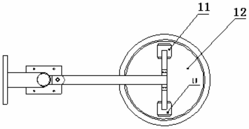 On-line detection device for feeding speed of primary hopper