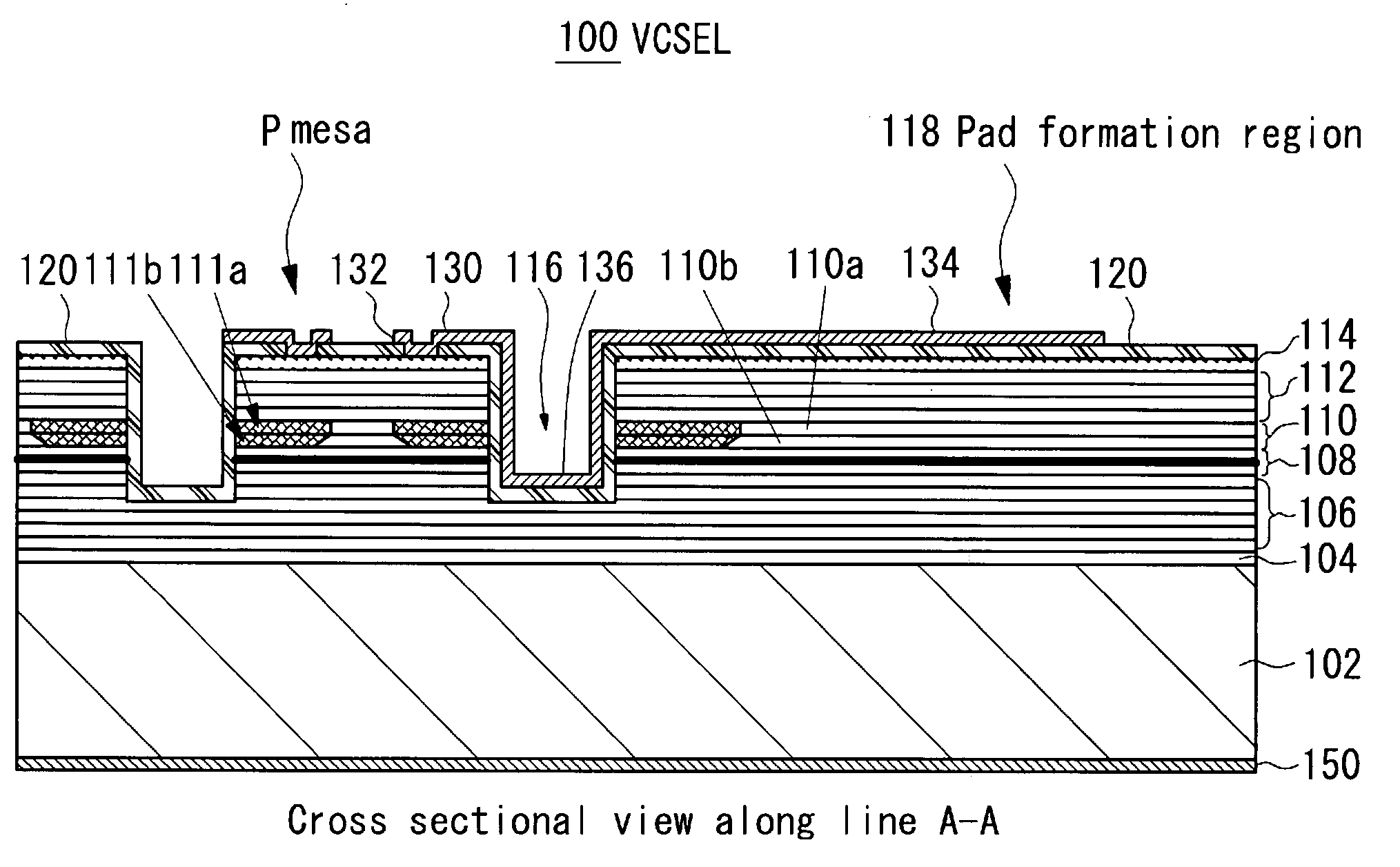 VCSEL, manufacturing method thereof, optical device, light irradiation device, data processing device, light sending device, optical spatial transmission device, and optical transmission system