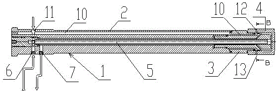 Injection head of die casting machine and lubrication structure thereof