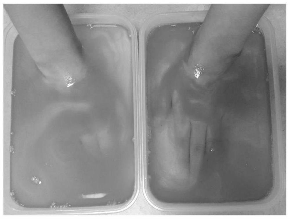 A test method for evaluating the efficacy of detergents against oily hands