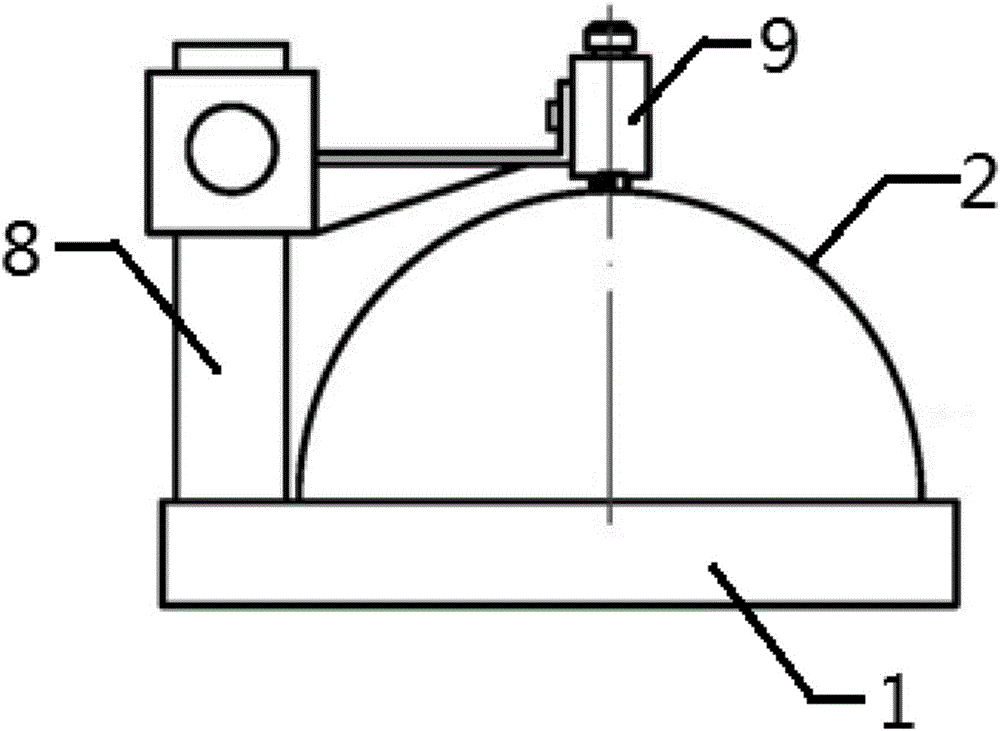 A hyperspectral image detection cabin provided with illumination compensation, a detector and a detecting method