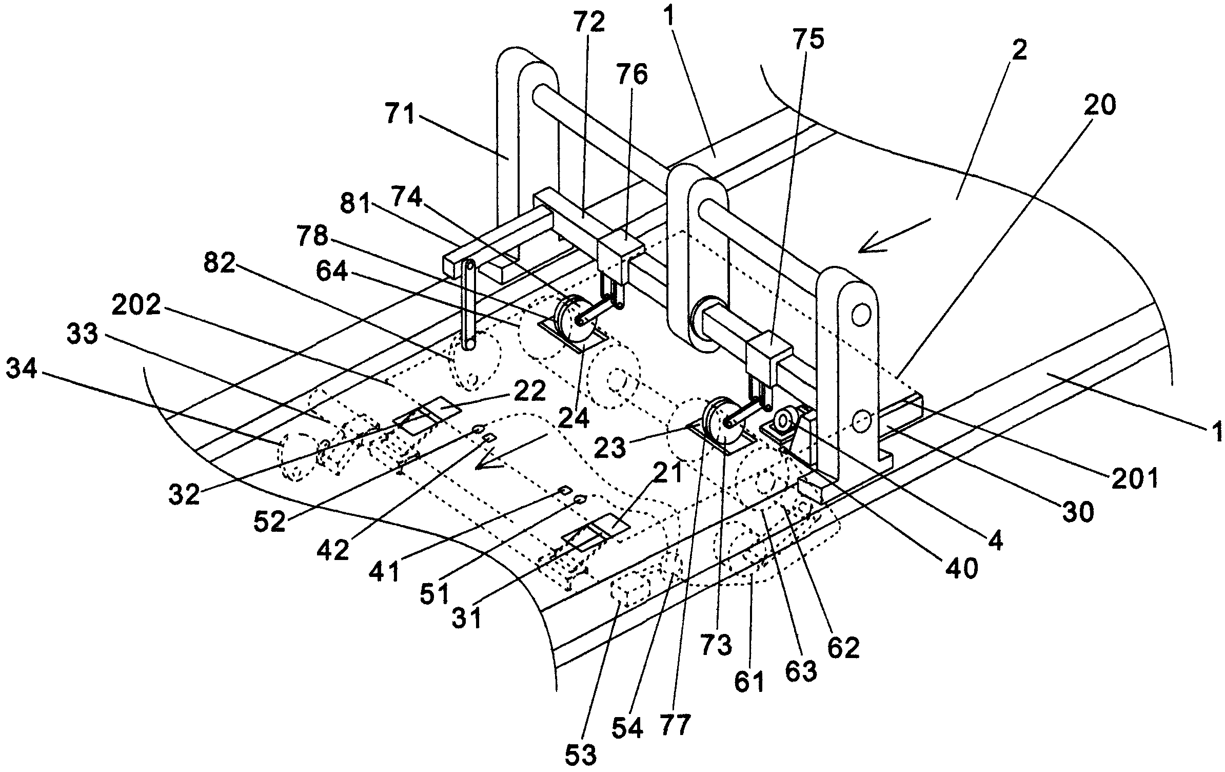 Paper conveying device