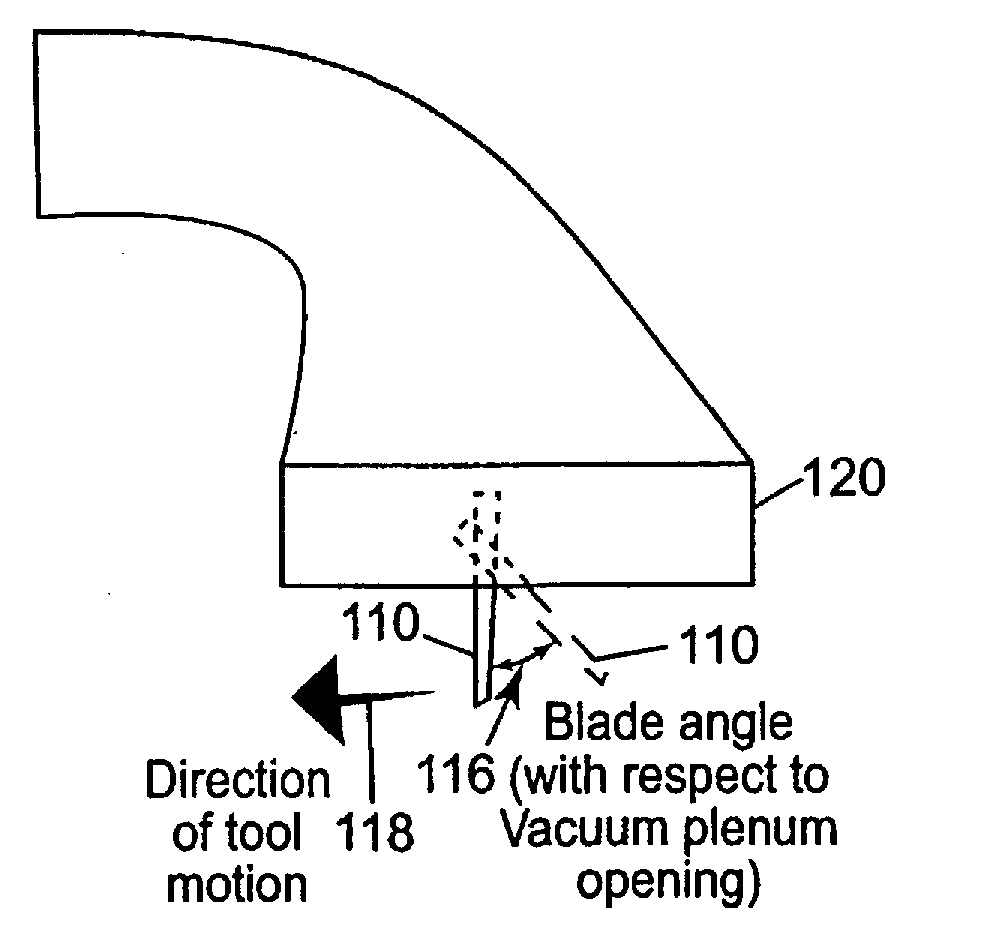 Vacuum grooming tool