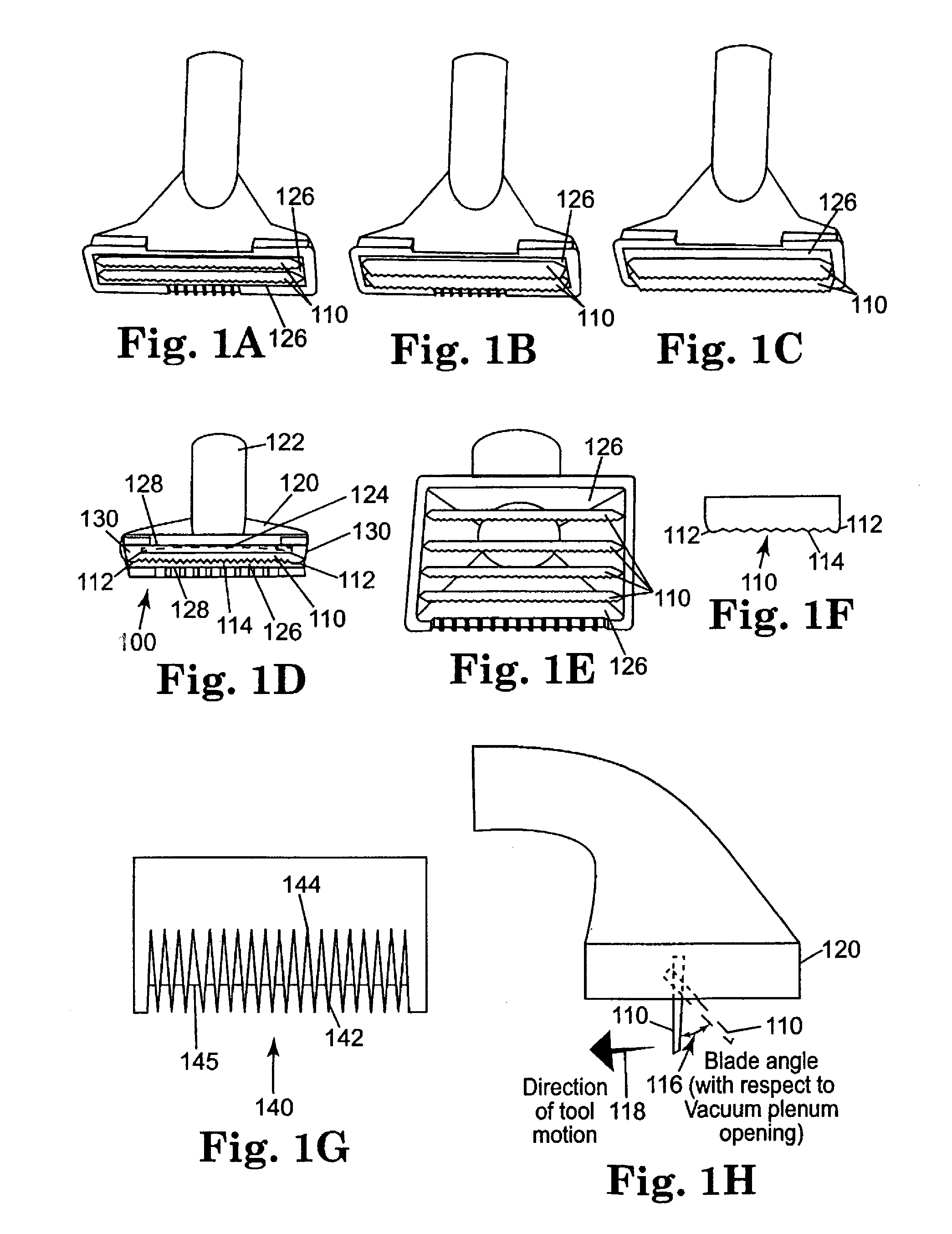 Vacuum grooming tool