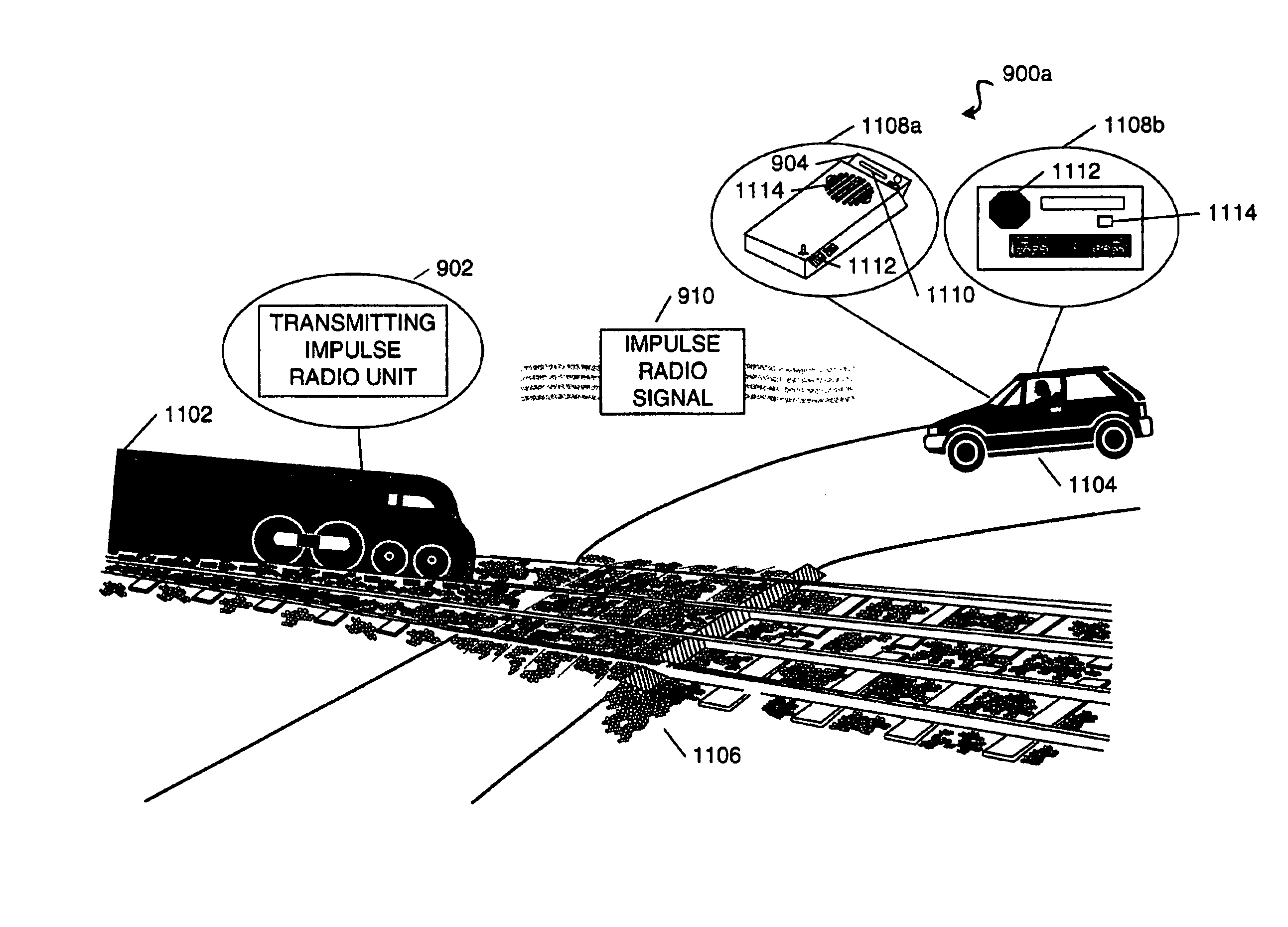 Wireless danger proximity warning system and method
