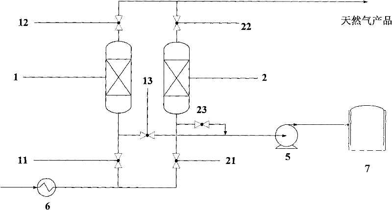 Method and device for solid phase separation of mixed gas by using hydrate method