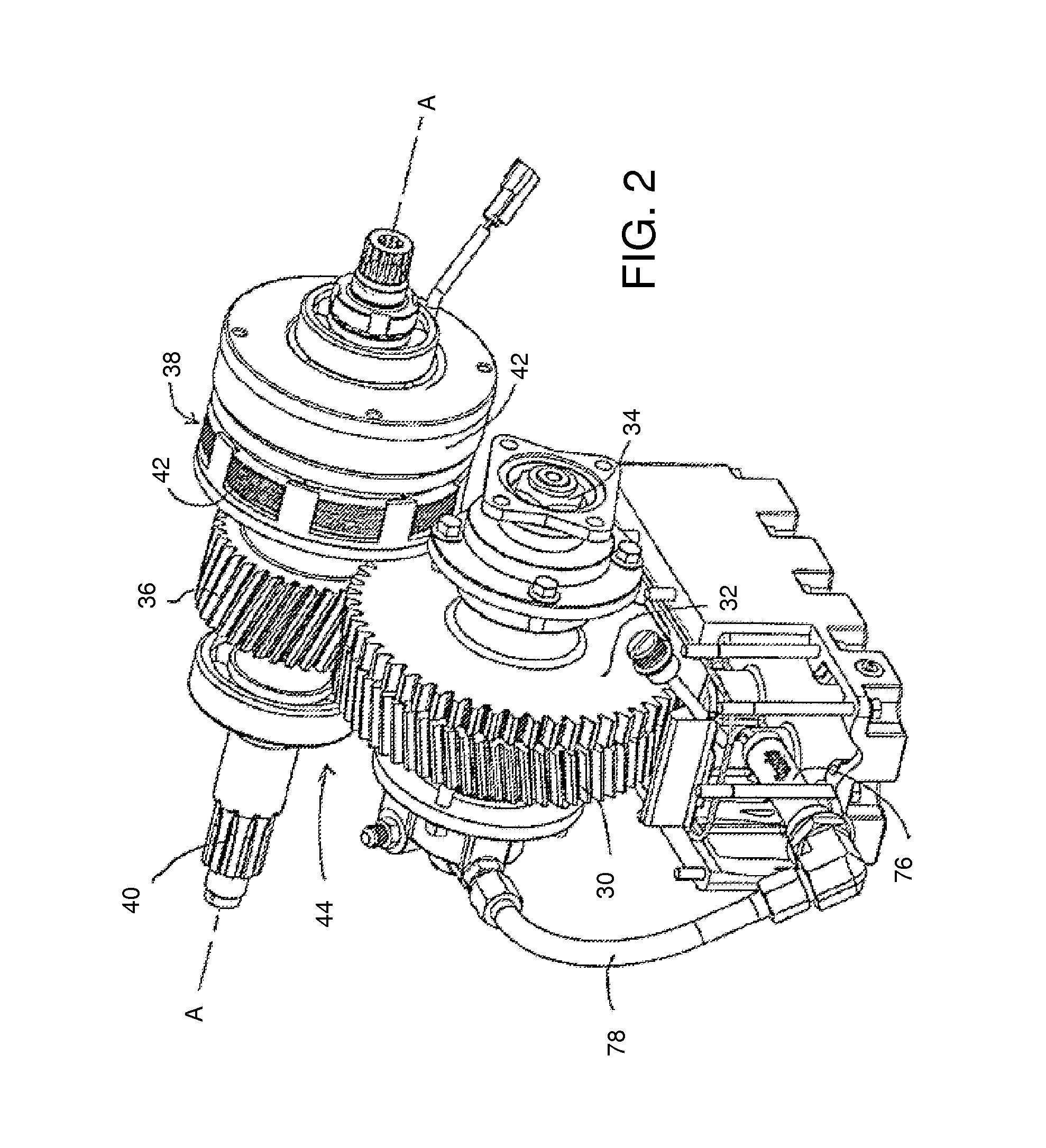 Pump transmission with PTO gear and independently clutched impeller