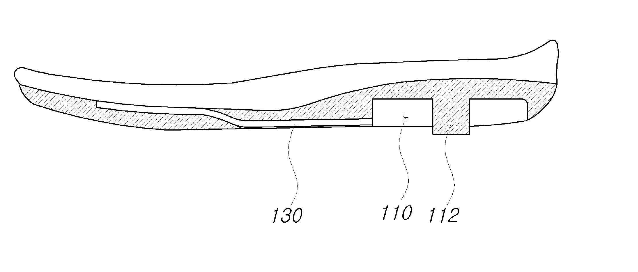 Structure of shoe sole having superior ventilation function and double- landing function