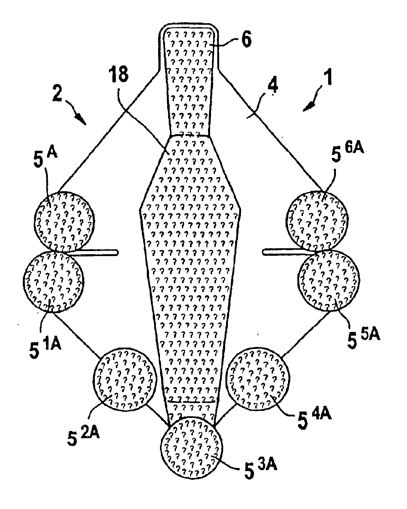 Arrangement for the upper part(s) of a shoe