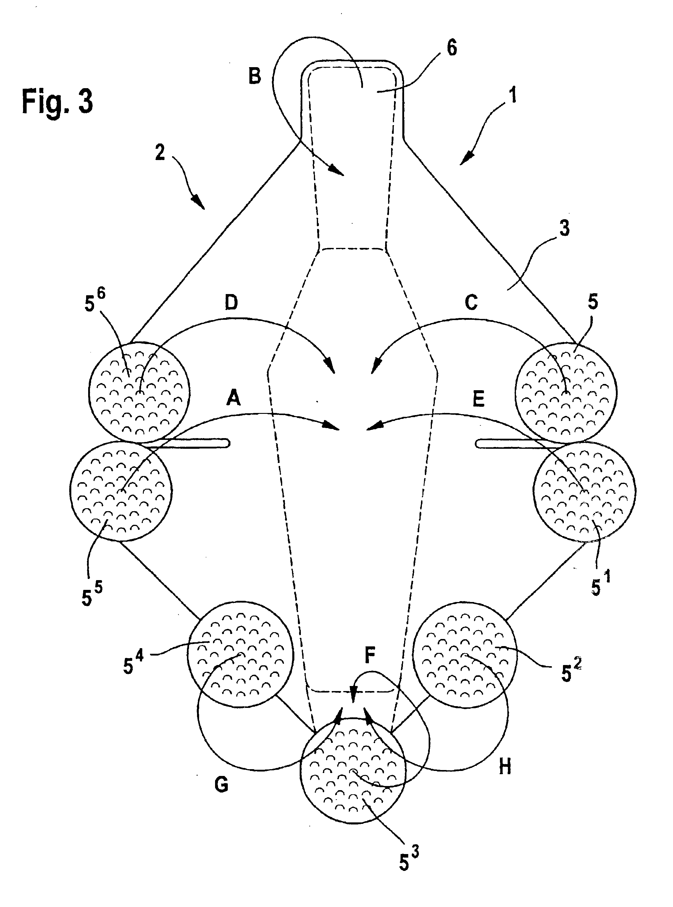 Arrangement for the upper part(s) of a shoe