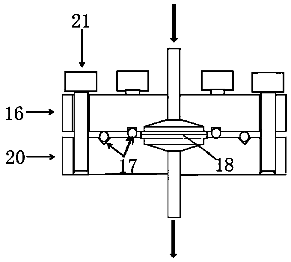 Constant volume transformation method test system for gas transmittance