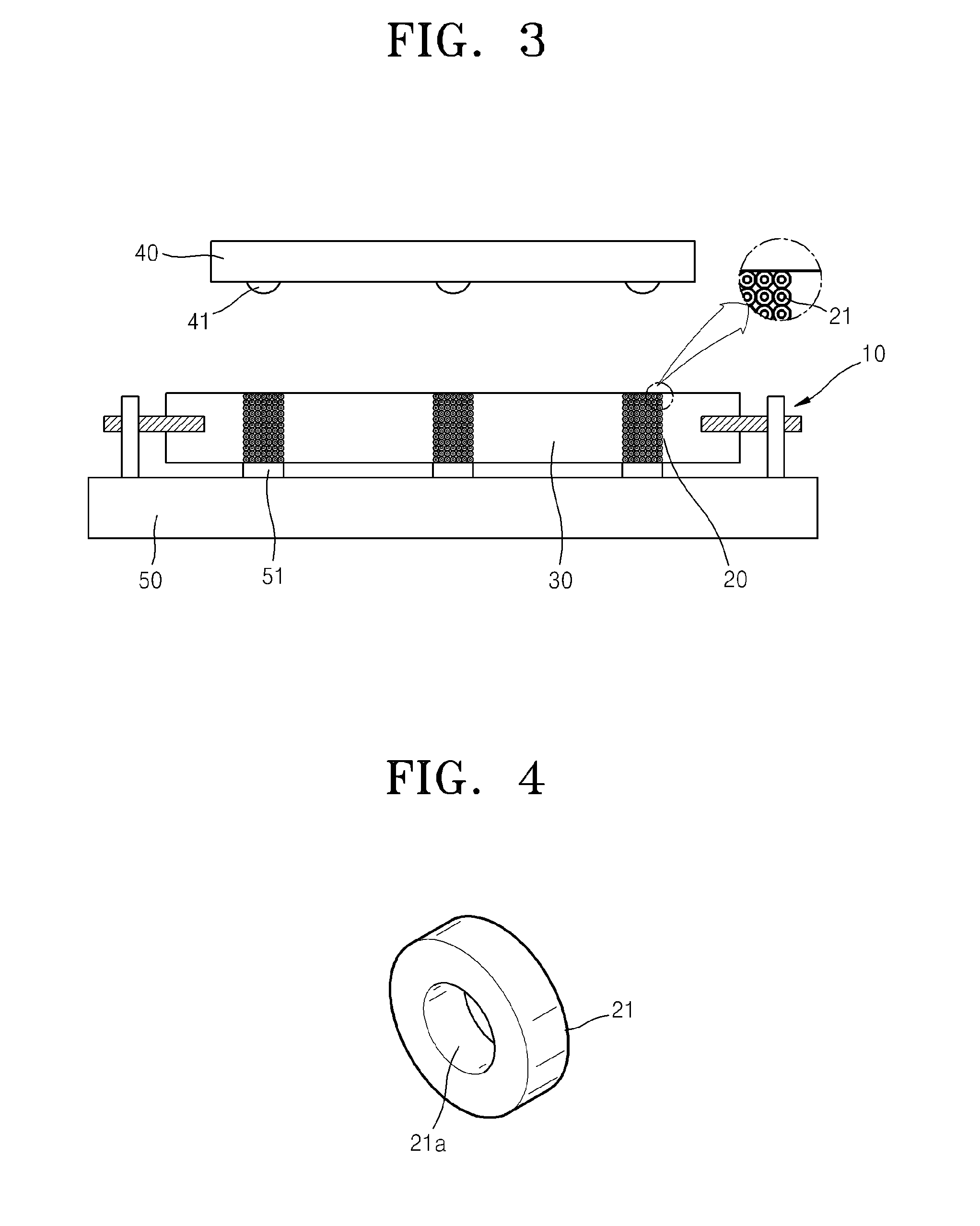 Test socket including conductive particles in which through-holes are formed and method for manufacturing same