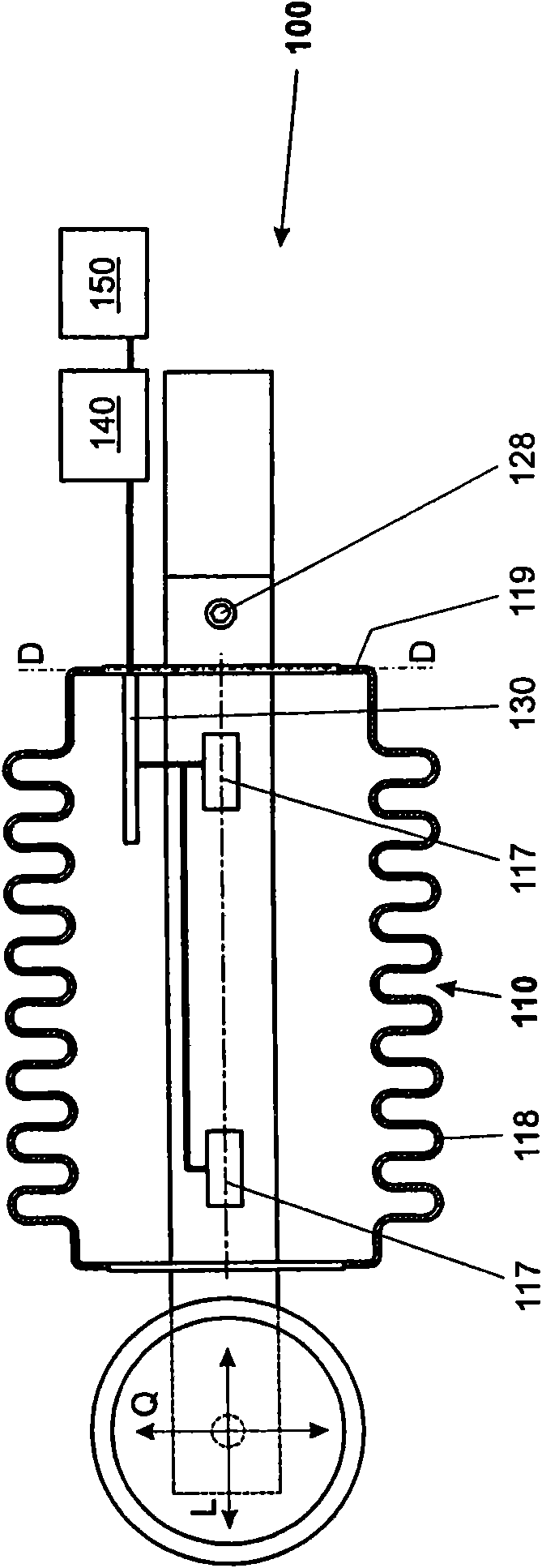 Encapsulated weighing cell with eccentric load error adjustment