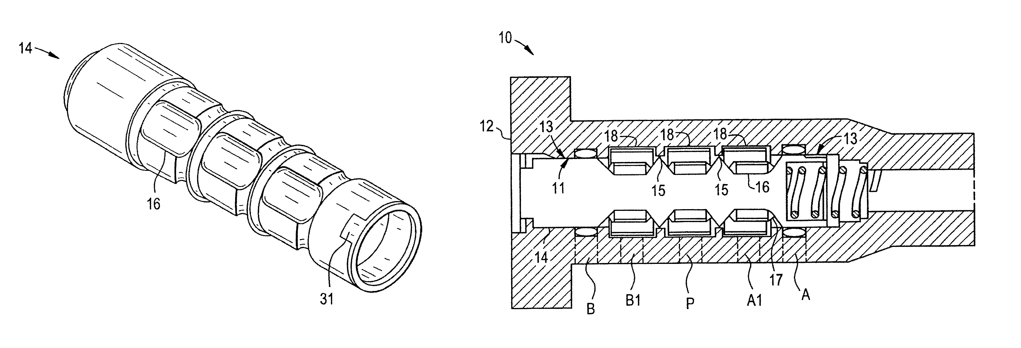 Hydraulic valve for an internal combustion engine