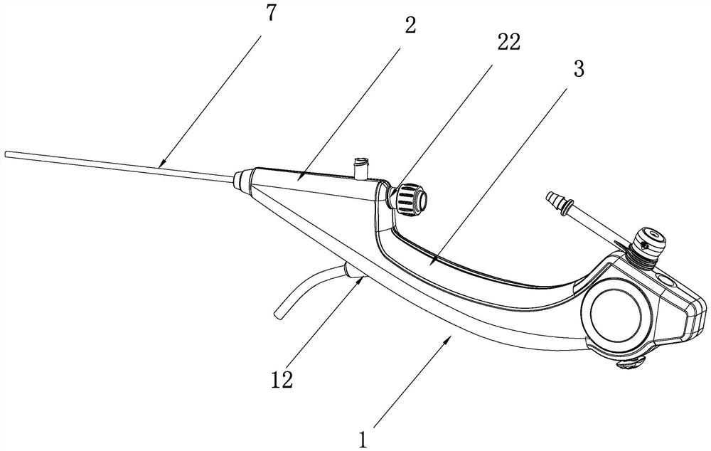 Endoscope handle and endoscope