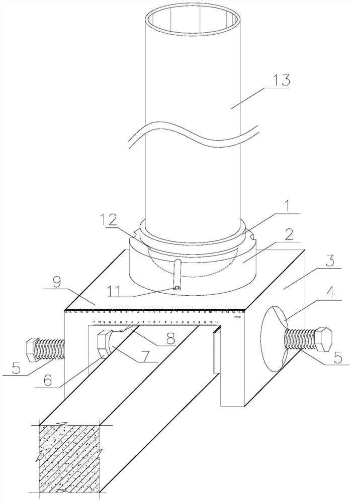 Vertical support stress uniform distribution device for building reinforcement engineering