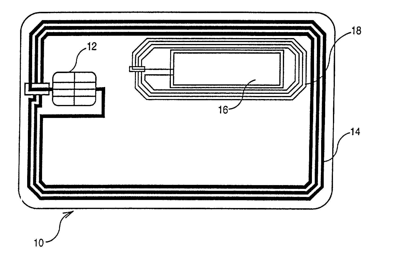 Contact-free display peripheral device for contact-free portable object