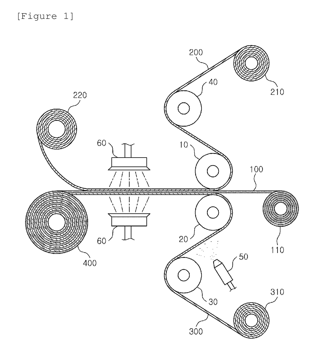 Method for manufacturing one-sided thin polarizing plate