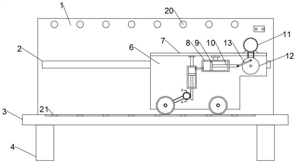 A mechanical automatic structure demonstration teaching device