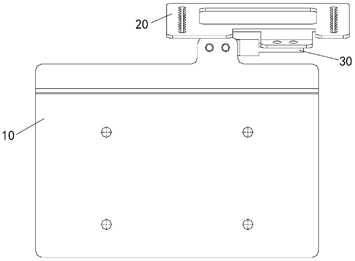 Display bracket and automatic regulating rod thereof