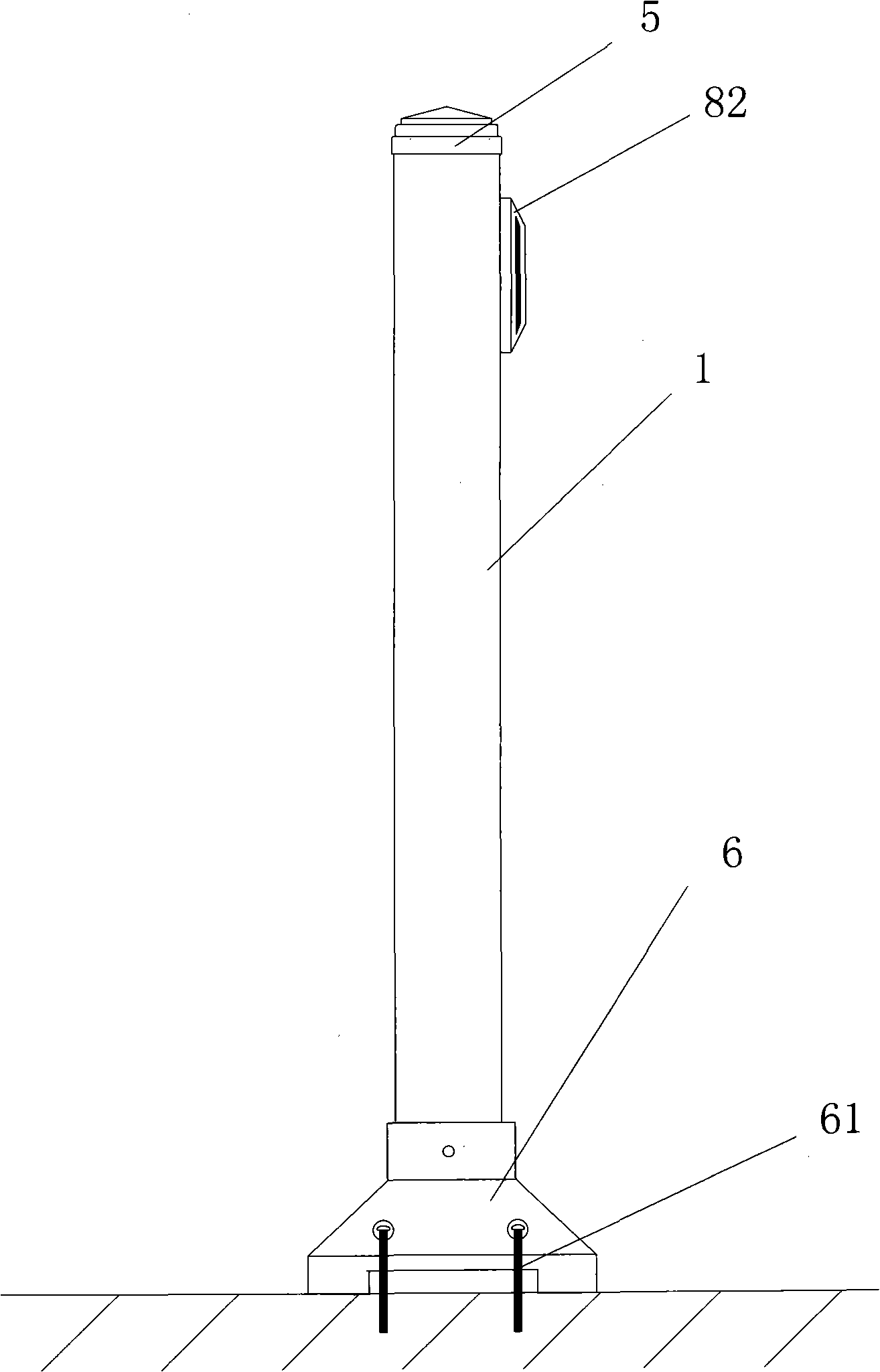 Jet printing type steel guard rail