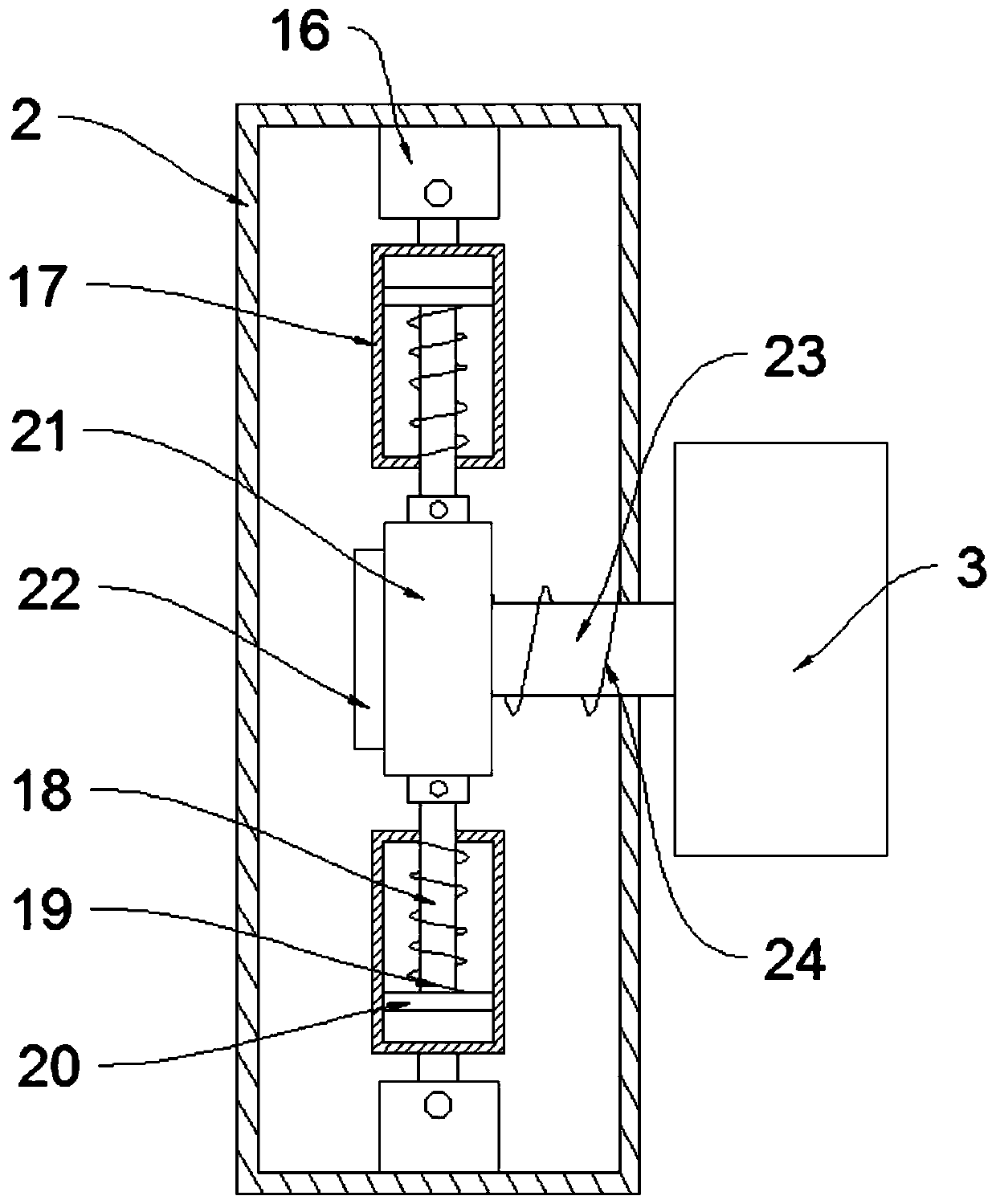 Goods conveying device