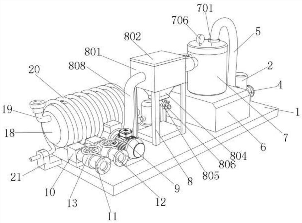 Comprehensive utilization device for waste heat of oil extraction sewage in oil field