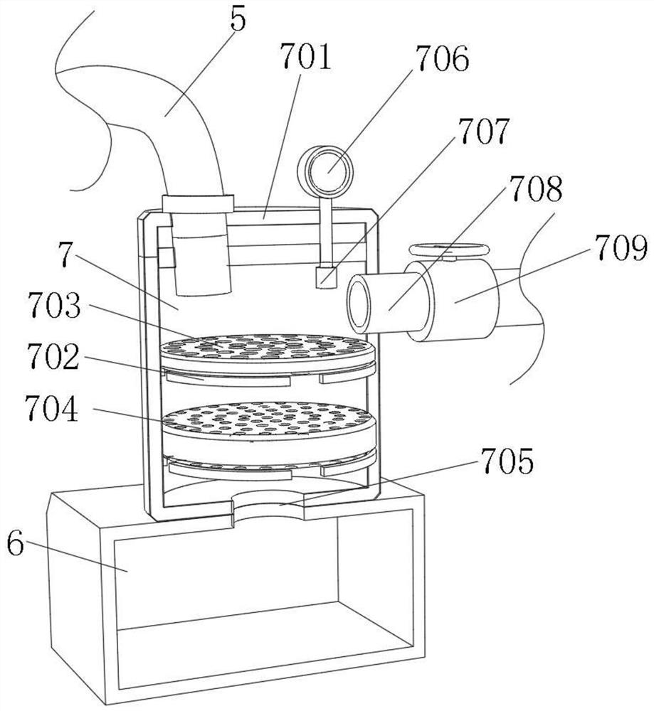 Comprehensive utilization device for waste heat of oil extraction sewage in oil field