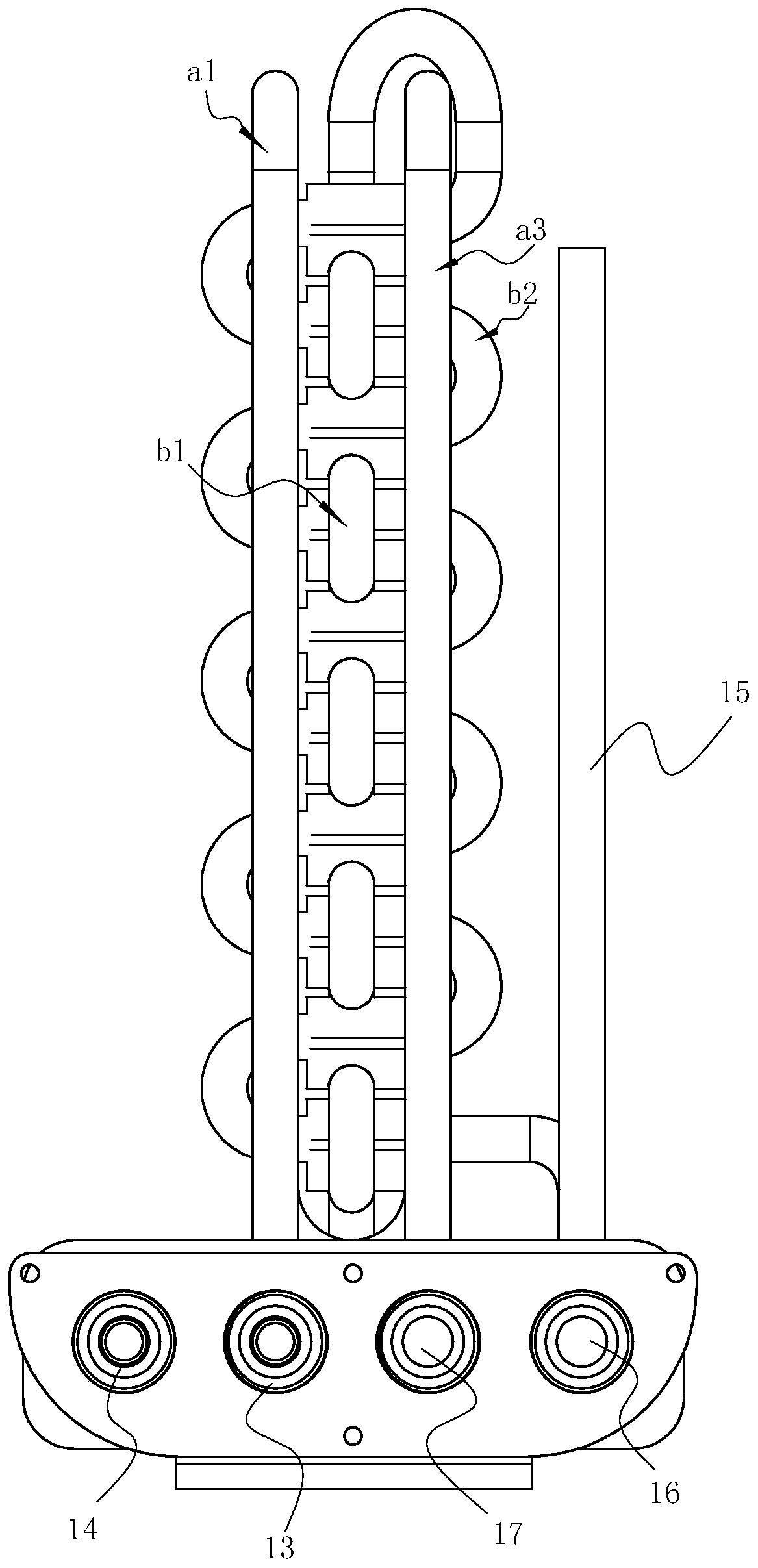 Water treatment device and water purifier