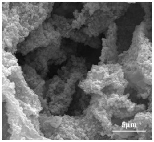 A method for preparing a molybdenum disulfide/graphene battery negative electrode material based on a three-dimensional framework formed by graphene self-assembly