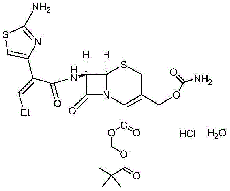 Refining method for cefcapene pivoxil hydrochloride