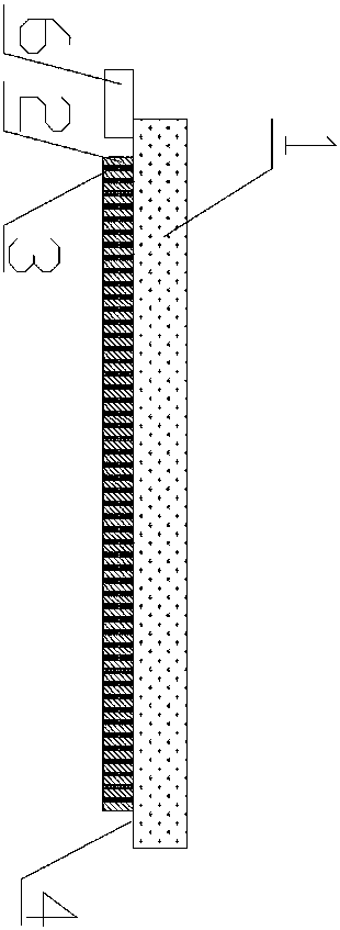 Single-layer glass metal grid capacitive touch cover plate and preparation method thereof