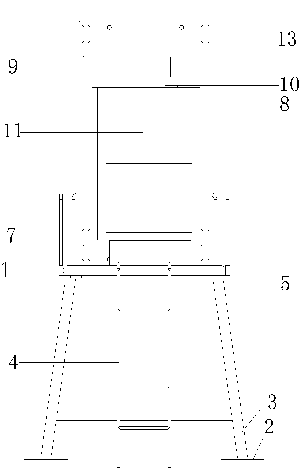 Stimulated comprehensive experimental device for anchorage construction of anchor bolt support