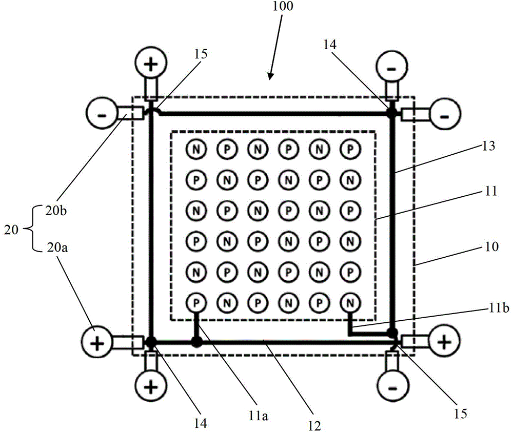 Thermoelectric generator and thermoelectric device convenient for free expansion of power parameter