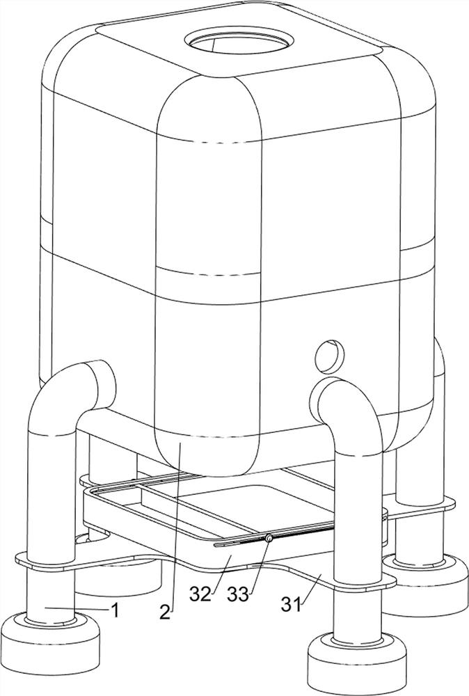 Pseudo-ginseng mashing device for orthopedics department