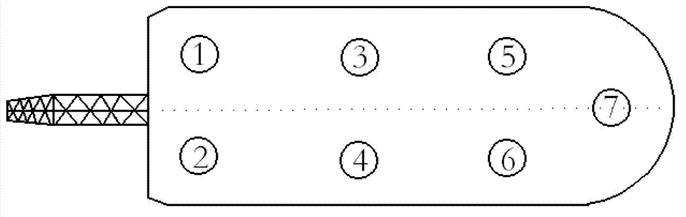 Thrust distributing method of dynamic positioning system