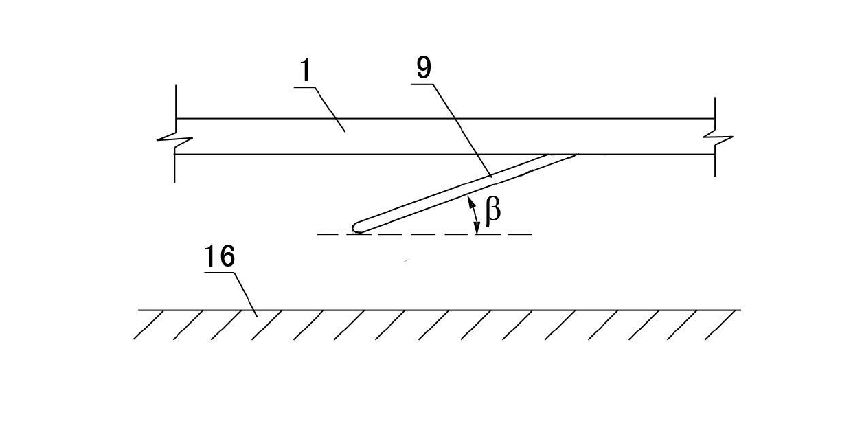 Pavement paver capable of spanning central median for construction and construction method thereof