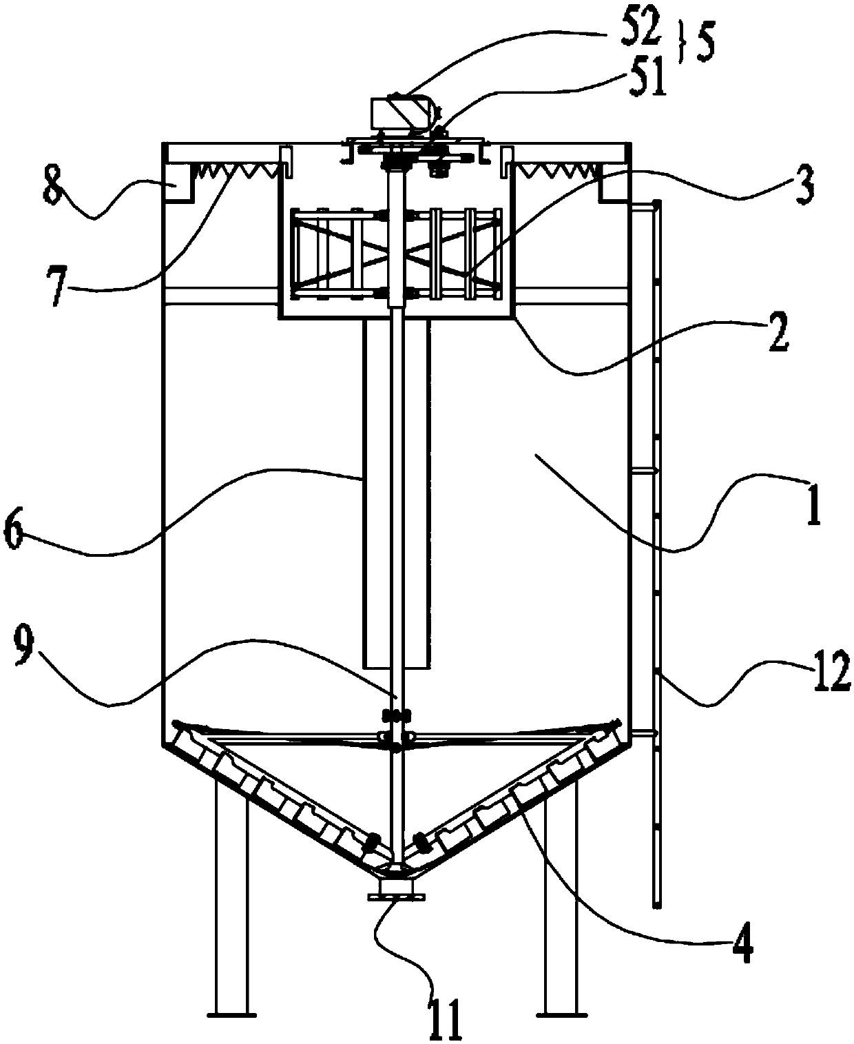 Coagulation sedimentation tank apparatus