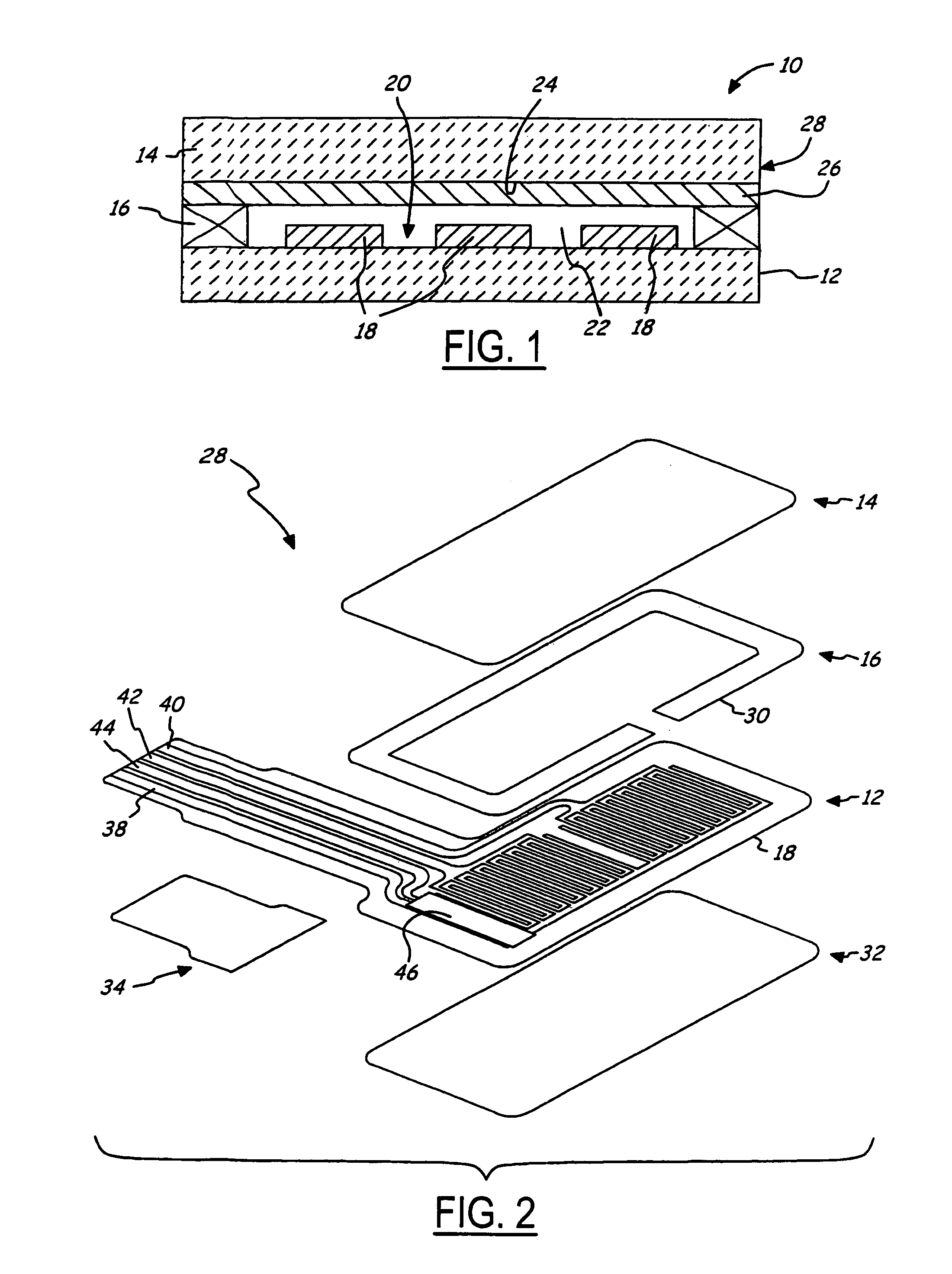 Force sensing resistor with calibration element and method of manufacturing same