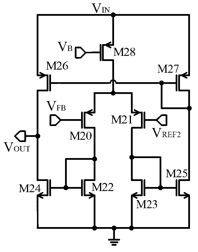 Dynamic discharge circuit and LDO integrated with same