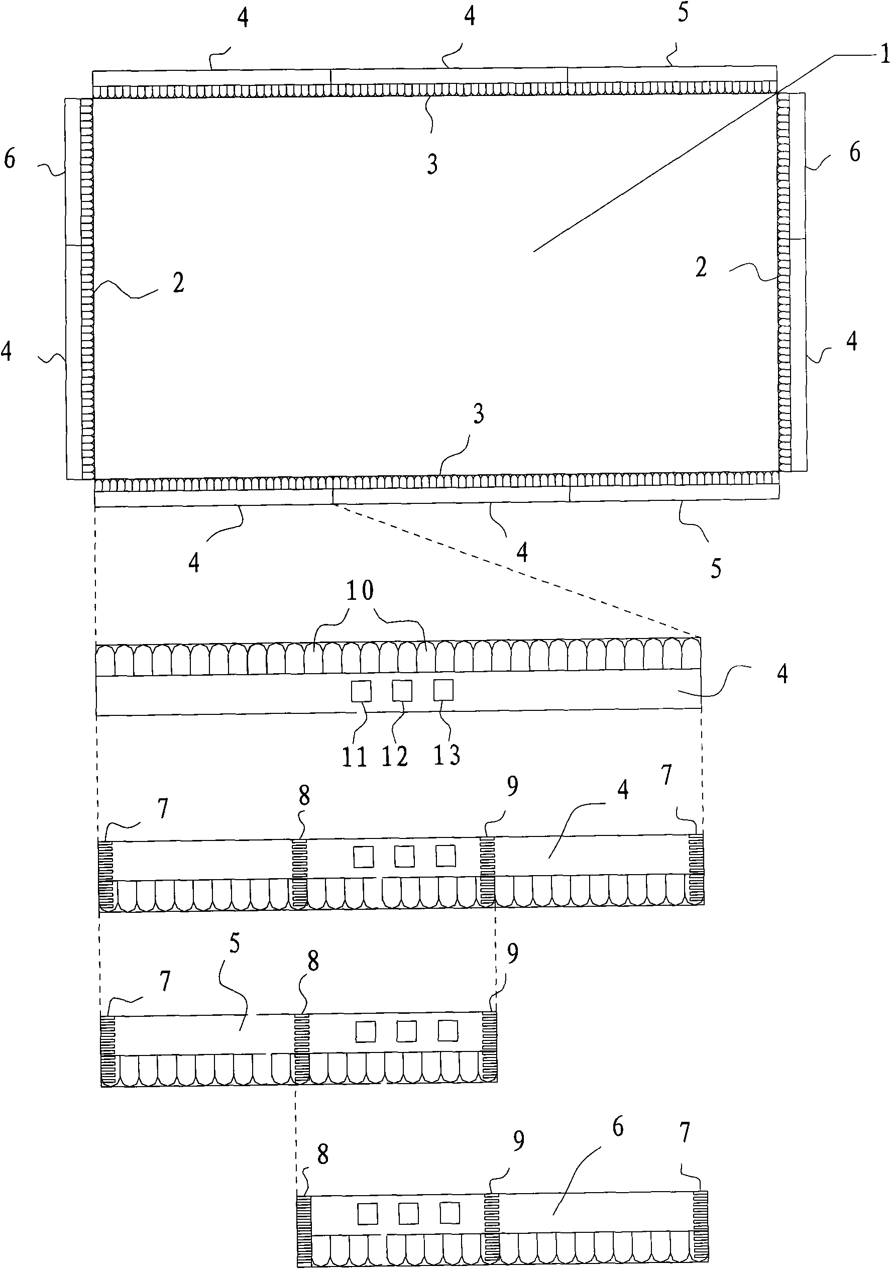 Infrared transmitting or receiving circuit board unit and infrared touch screen